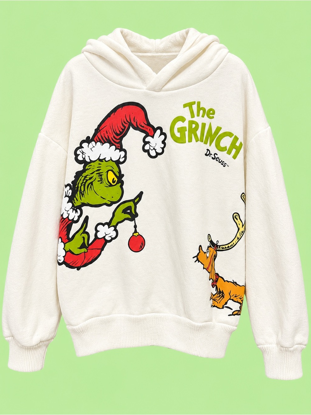 Dr. Seuss The Grinch Kids Size 5 Christmas Graphic Hoodie